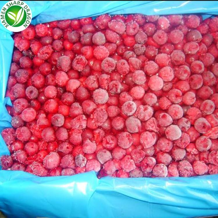 bulk frozen cherries supplier for fruit processors